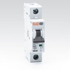 کلید مینیاتوری 1 پل 63 آمپر | 10 کیلوآمپر | AC | تیپ C